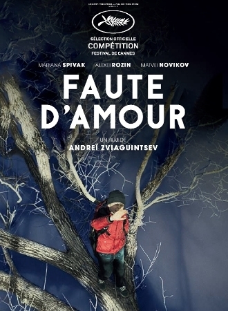 L'affiche de Faute d'amour de Zviaguintsev