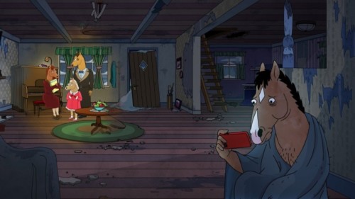 Bojack et sa famille dans Bojack Horseman Saison 4