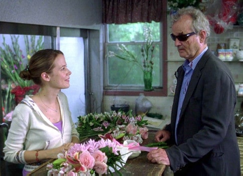 Bill Murray et les roses dans Broken Flowers