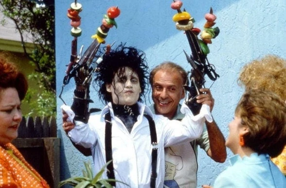 Edward aux mains d'argent Tim Burton 1989