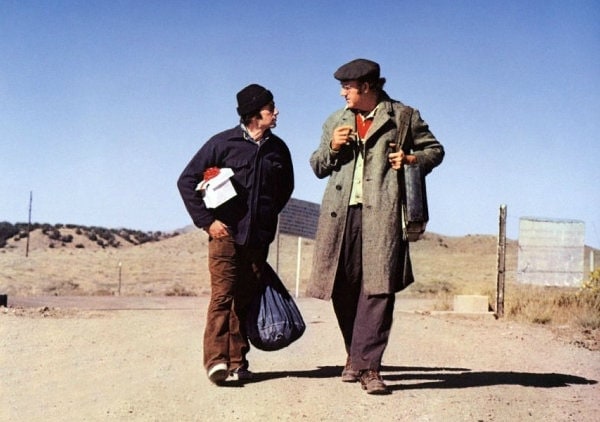 Al Pacino et Gene Hackman sur la route dans L'épouvantail