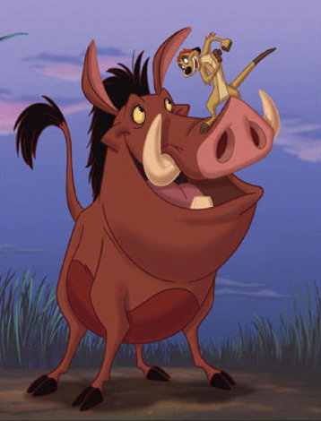 Timon et Pumba dans Le Roi Lion