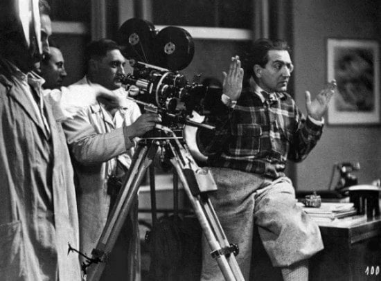 Fritz Lang en tournage