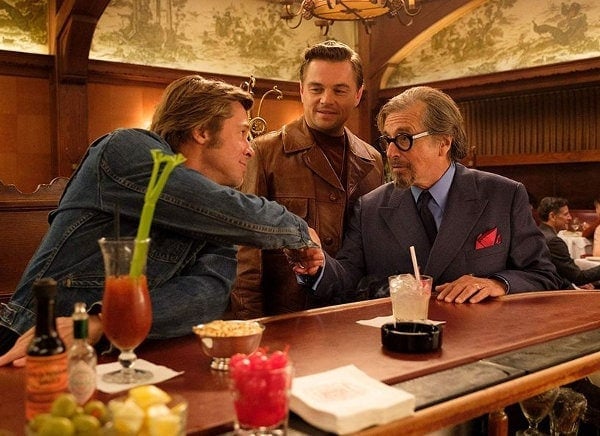 Leonardo DiCaprio, Al Pacino et Brad Pitt dans le film de Tarantino