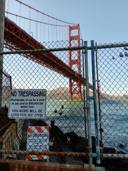 Le pont dans Vertigo d'Alfred Hitchcock