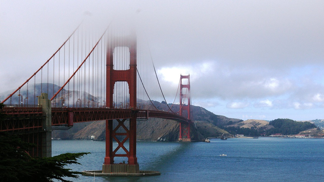 Le pont de San Francisco de Vertigo - Sueurs froides