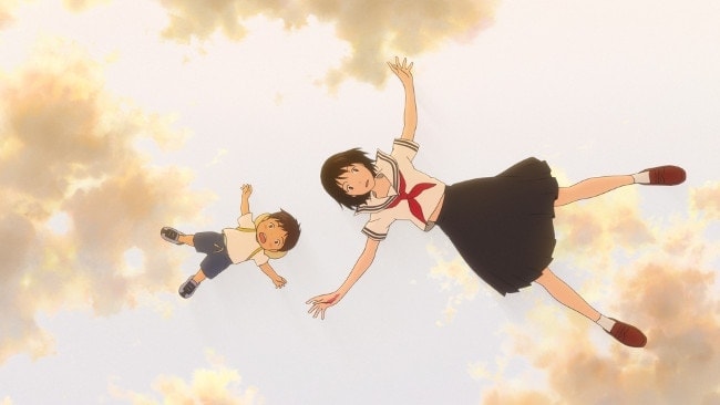 Kun et Miraï dans le film d'animation de Hosoda
