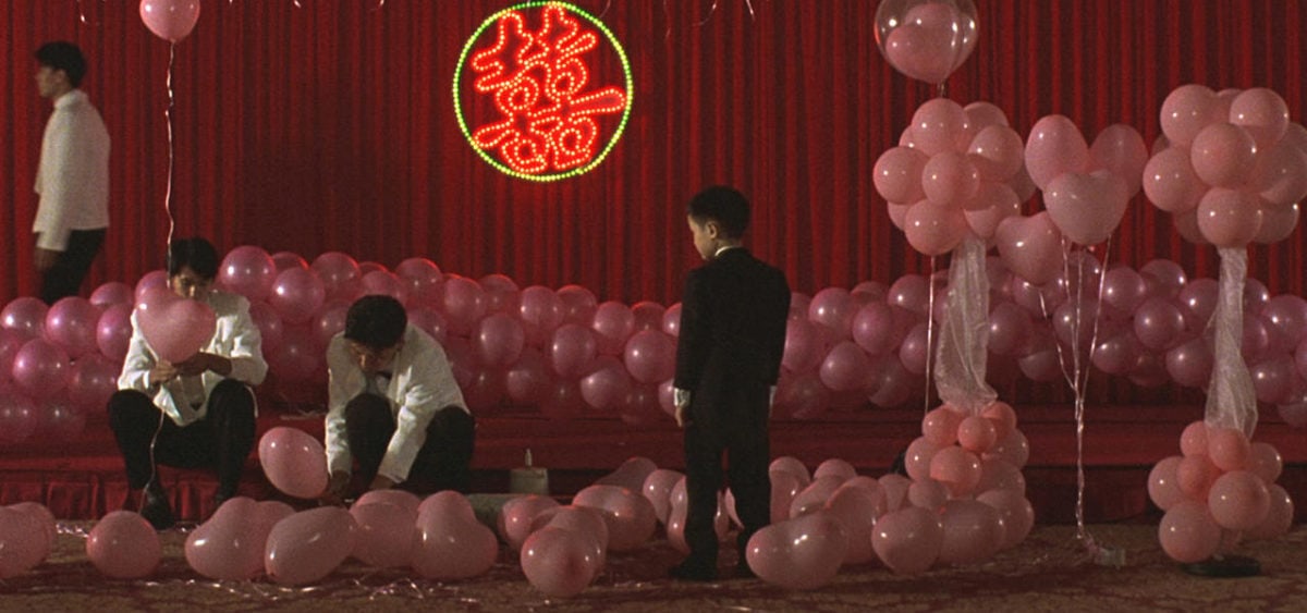 Yang-Yang devant les ballons dans Yi Yi