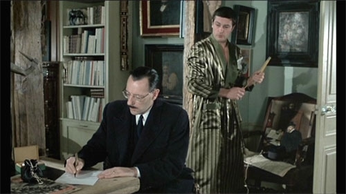 Jean Bouise et Alain Delon dans Monsieur Klein