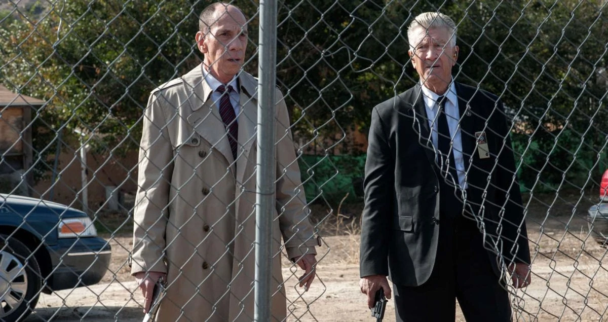 Miguel Ferrer et David Lynch dans Twin Peaks : The Return