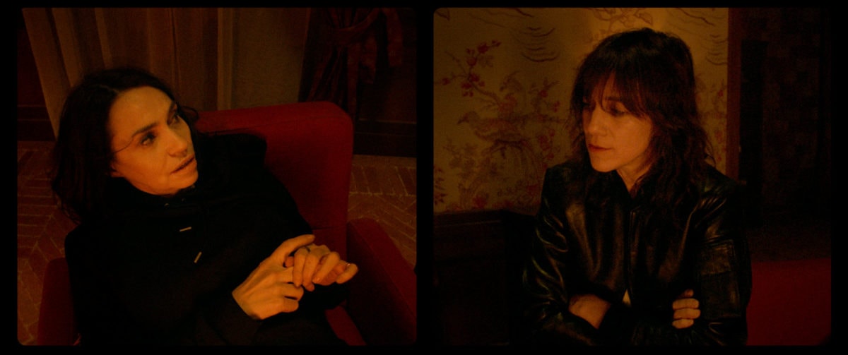 Beatrice Dalle et Charlotte Gainsbourg dans Lux Aeterna