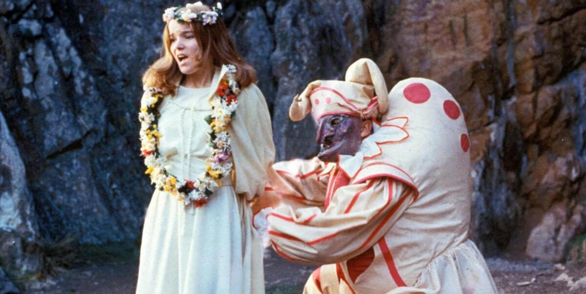 Une scène du carnaval païen dans The Wicker Man