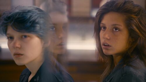 Léa Seydoux et Adèle Exarchopoulos dans La vie d'Adèle