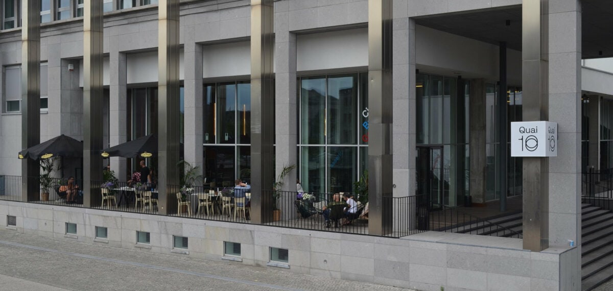 La terrasse du Quai10 de Charleroi