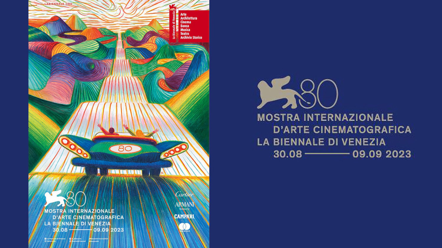 Le poster de la 80ème édition de la Mostra de Venise 2023