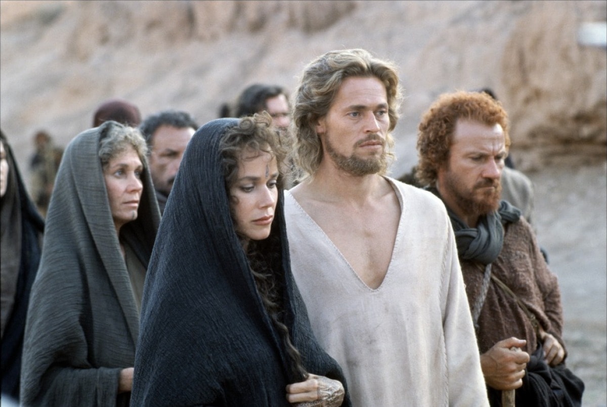 Jésus (Willem Dafoe) et Marie dans La Dernière Tentation du Christ