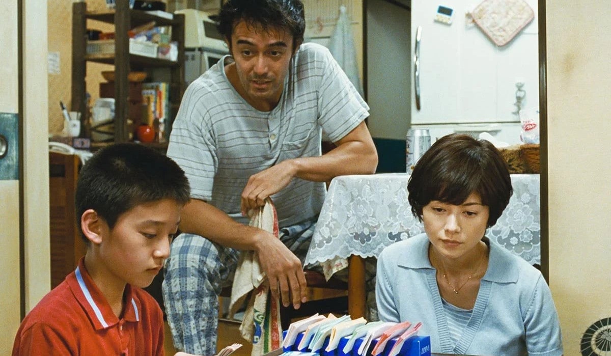 Shingo et ses parents dans Après la tempête