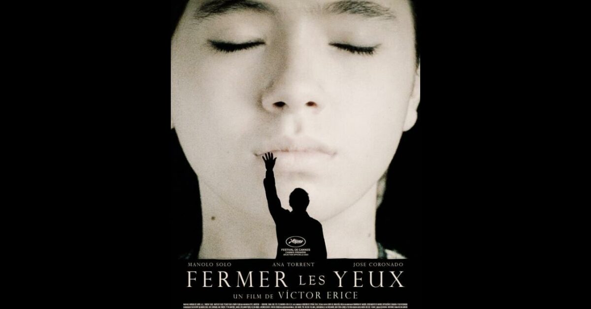 L'affiche française de Fermer les yeux de Victor Erice