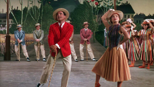 Gene Kelly et Leslie Caron dansent dans Un Américain à Paris