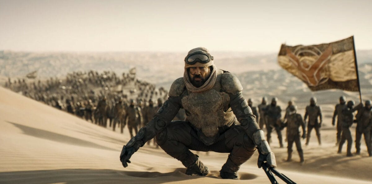 Javier Bardem dans le désert dans Dune : Deuxième Partie