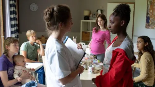 Les cinq jeunes mères du film des frères Dardenne
