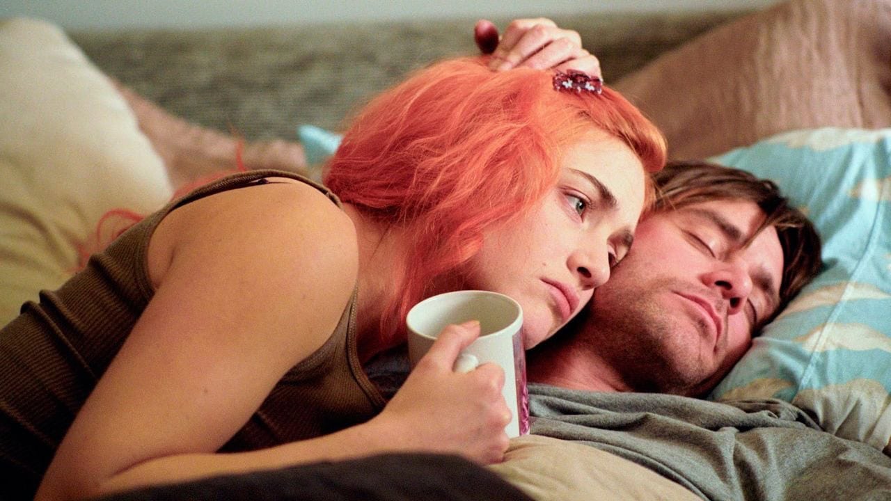 Le couple Clementine/Joel (Kate Winslet et Jim Carrey) dans "Eternal Sunshine of the Spotless Mind"