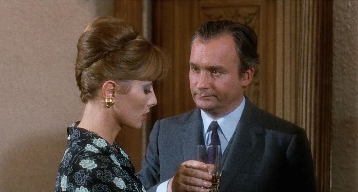 Stéphane Audran et Michel Bouquet dans "La Femme infidèle"
