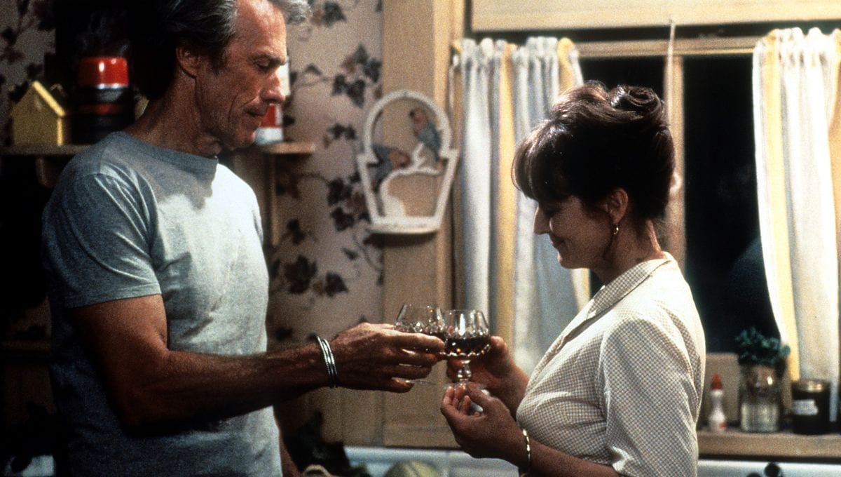 Clint Eastwood et Meryl Streep dans Sur la Route de Madison