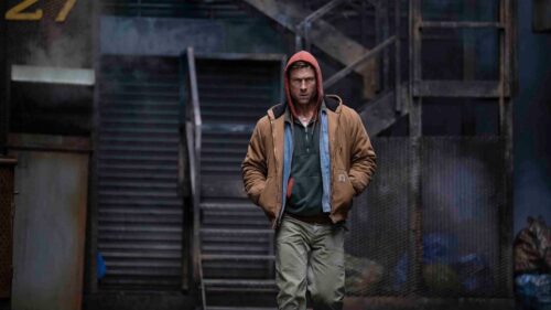 Glenn Powell dans "Running Man" d'Edgar Wright