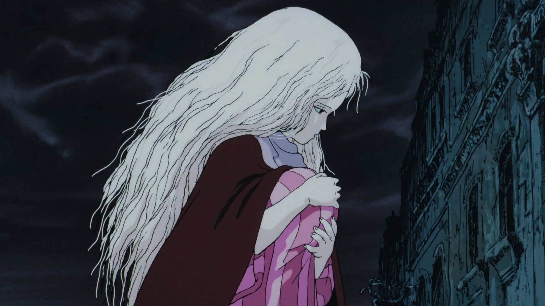 La jeune fille avec son œuf dans L'Œuf de l'ange de Mamoru Oshii
