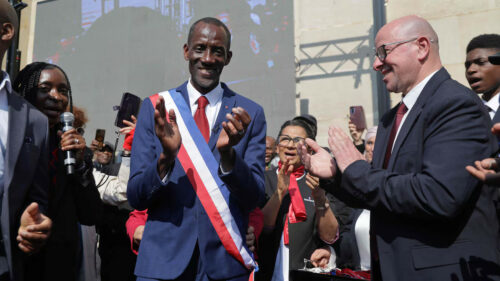 Bally Bagayoko lors de son élection officielle.