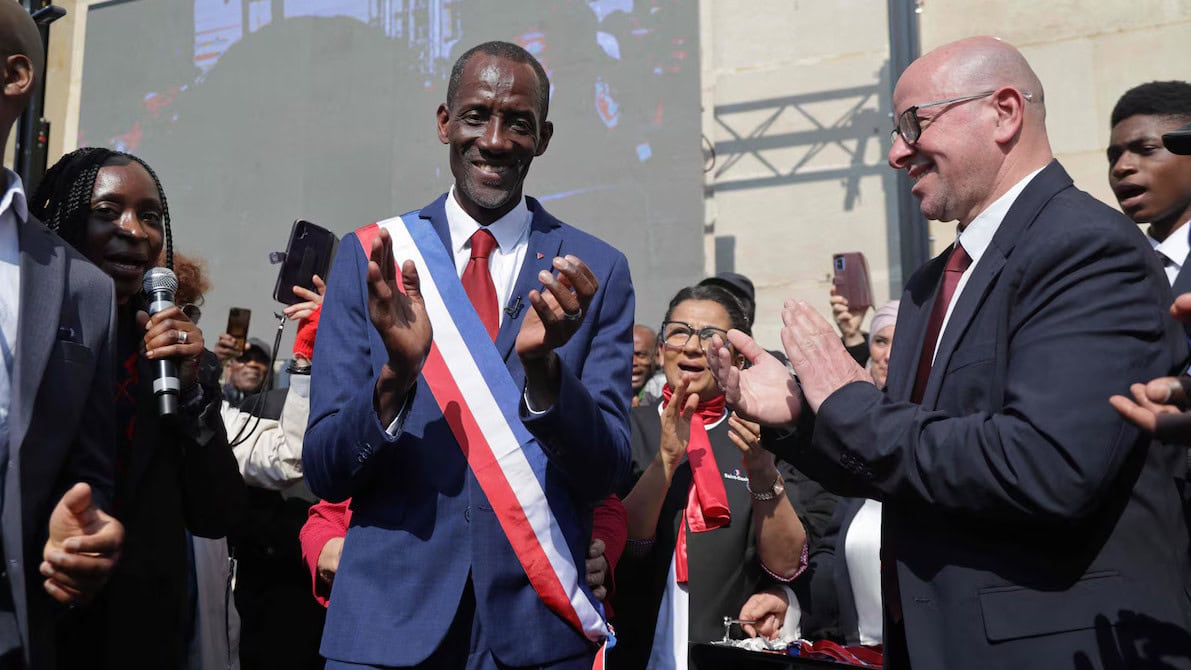 Bally Bagayoko lors de son élection officielle.