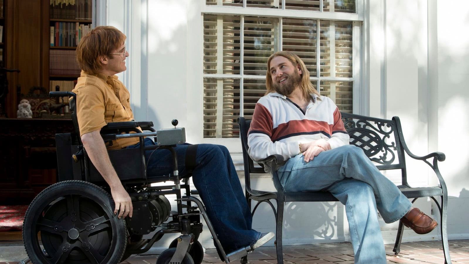 Joaquin Phoenix et Jonah Hill dans "Don't Worry, He Won't Get Far on Foot" de Gus Van Sant