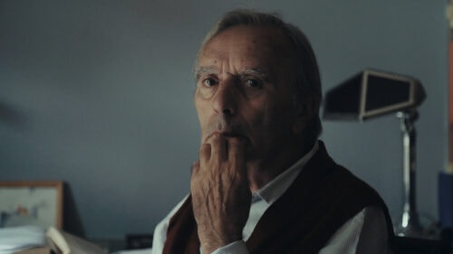 Jean-Louis Schefer filmé par Joachim Olender dans L'Académie des secrets