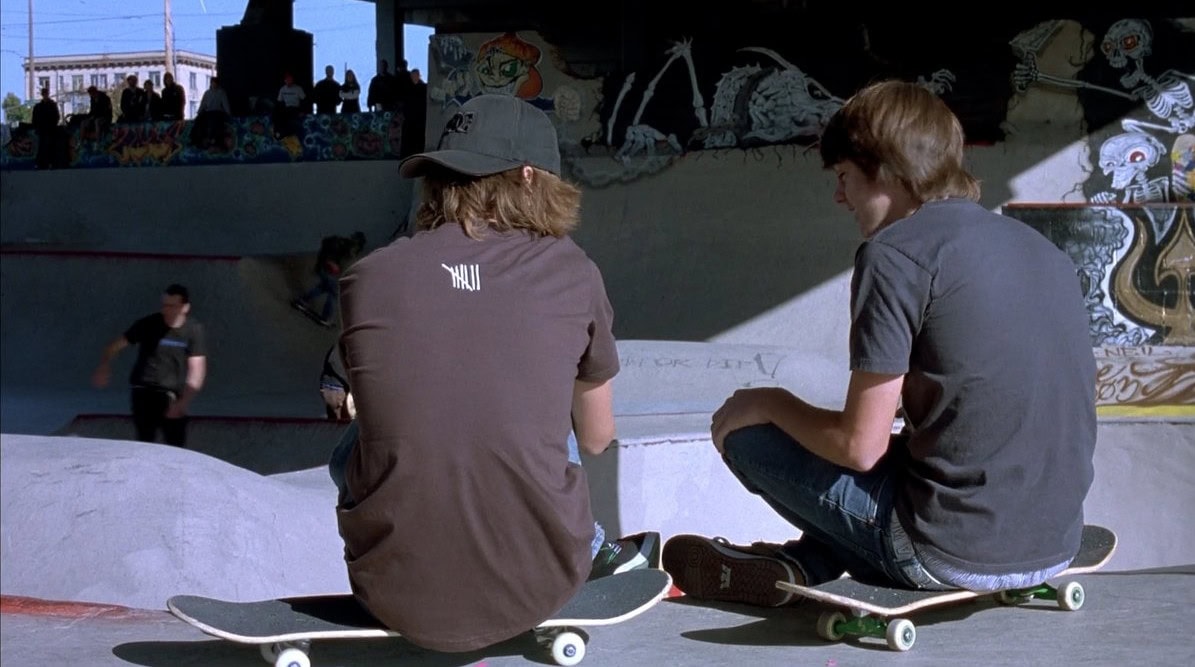 Deux skaters sur le parc dans Paranoid Park