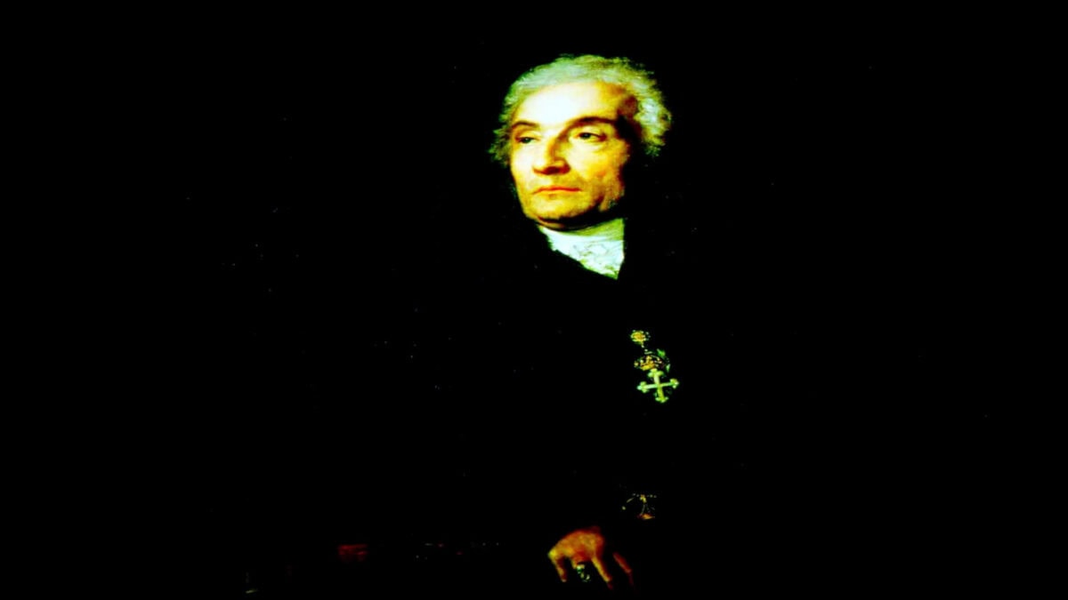 Une photo de Joseph de Maistre en lien avec le film Le Livre d'image de Jean-Luc Godard