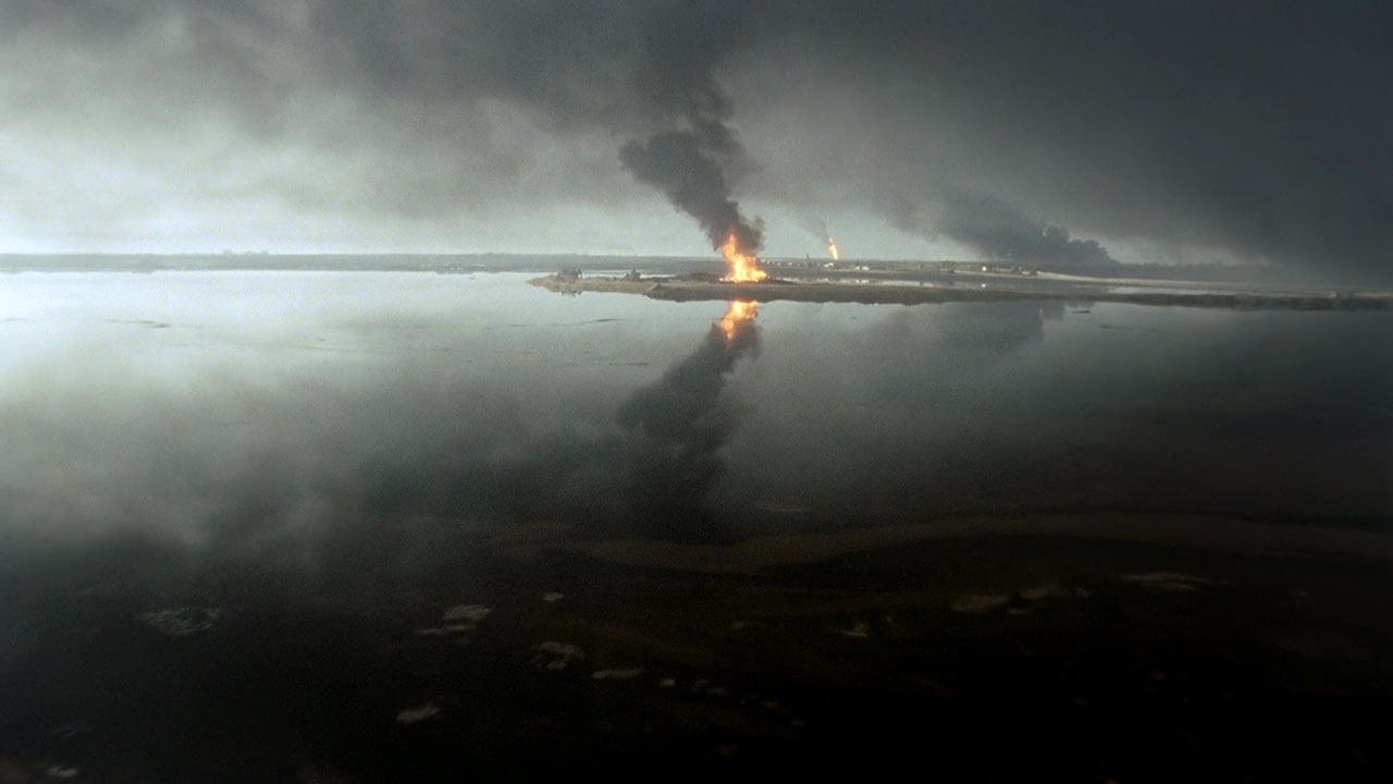 Un paysage désertique imbibé de pétrole dans Lessons of Darkness